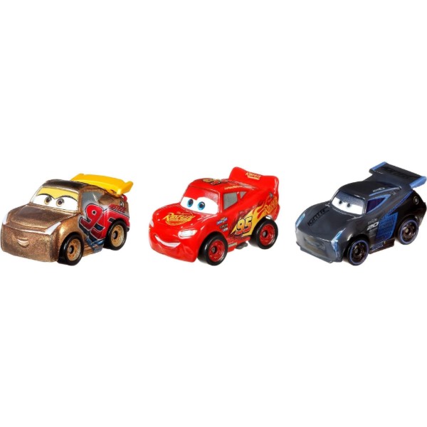 Фото - Ігровий набір Cars Mattel з 3 металевих міні-гонщиків (в ас.) (GKG01)