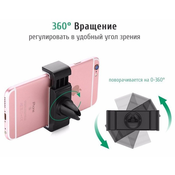 Фото - Автодержатель UGREEN LP120 Gray\Black (30283)