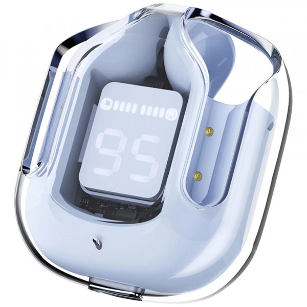 Фото - Навушники вкладиші бездротові TWS AceFast T6 ice blue (6974316281559)