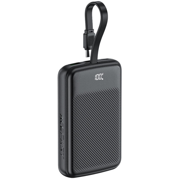 Фото - Батарея мобильная AceFast M13 PD22.5W 10000mAh Black (6974316283959)