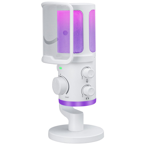 Фото - Микрофон для компьютера проводной Fifine AM6W USB White