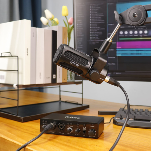 Фото - Мікрофон до комп'ютера Fifine Tank 1 XLR Black