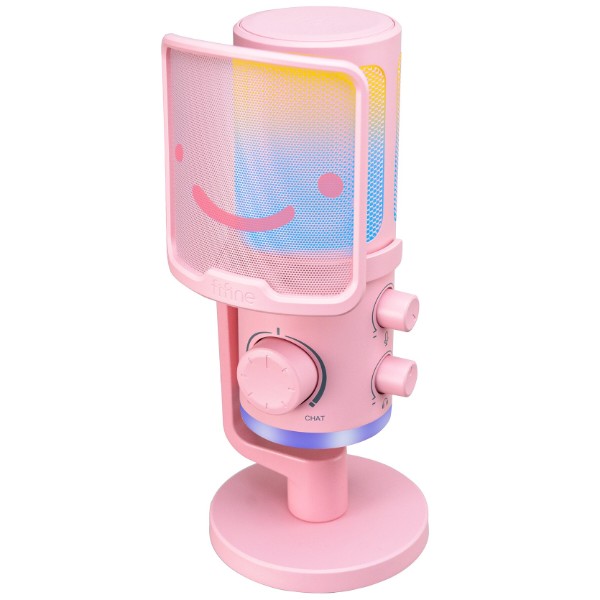 Фото - Микрофон для компьютера проводной Fifine AM6P USB Pink