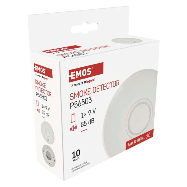 Фото - Бездротовий датчик задимлення EMOS сповіщувач P56503X