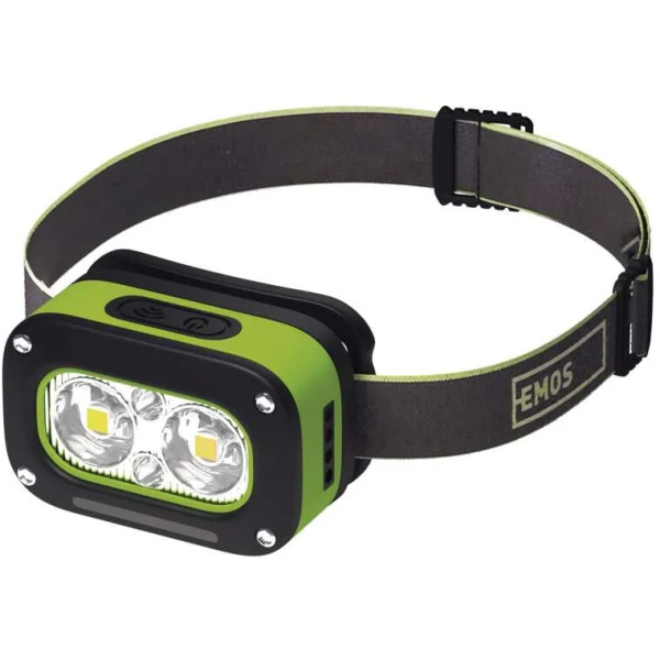 Фото - Ліхтар акумуляторний EMOS LED P3545 170Lm Li-Ion 800 mAh, налоб.пласт.