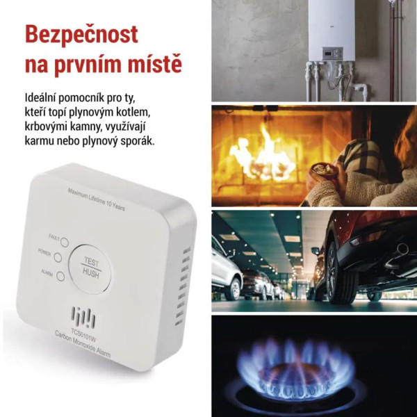Фото - Бездротова сигналізація EMOS Розумна CO P56400S