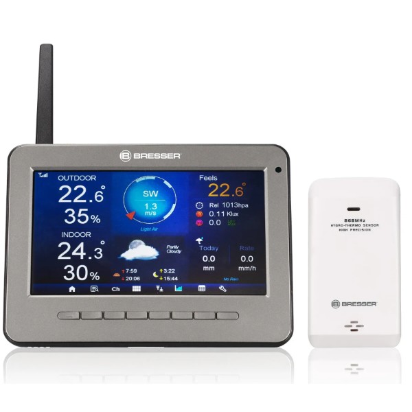 Фото - Метеостанция Bresser Professional WIFI HD TFT Colour Weather Center 7-in-1 Sensor (7003500)