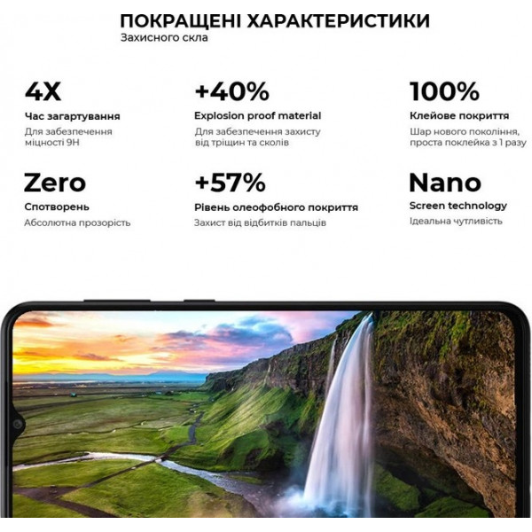 Фото - Защитное стекло для смартфона Armorstandart Pro for Samsung A04 / A04s / A04e / M04 / F04 Black (ARM63891)