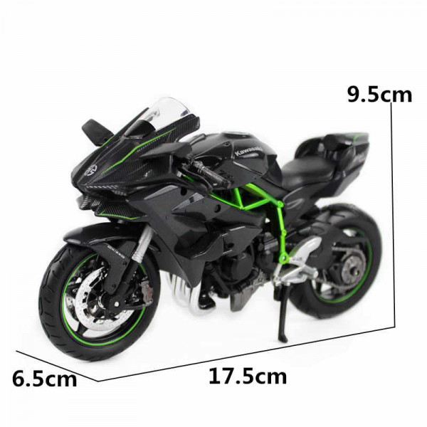 Фото - Колекційна машинка 1:12 Maisto Kawasaki Ninja H2R сірий (31101-18)