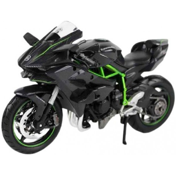 Фото - Колекційна машинка 1:12 Maisto Kawasaki Ninja H2R сірий (31101-18)