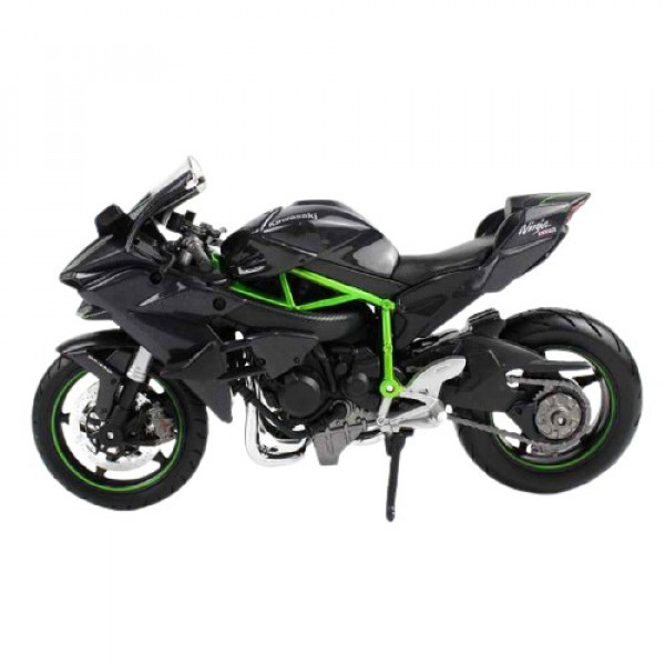 Фото - Колекційна машинка 1:12 Maisto Kawasaki Ninja H2R сірий (31101-18)