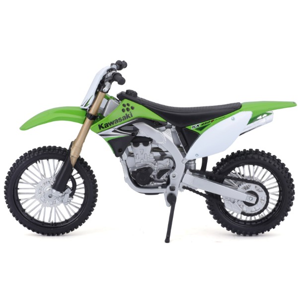 Фото - Колекційний легковий транспорт Maisto Мотоцикл Kawasaki KX 450F, 1:12 (31101-08141)