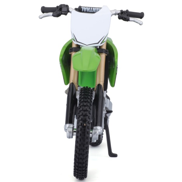 Фото - Колекційний легковий транспорт Maisto Мотоцикл Kawasaki KX 450F, 1:12 (31101-08141)