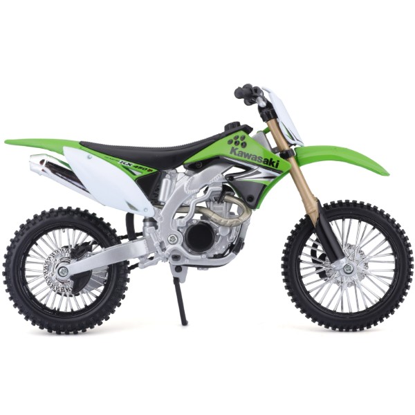 Фото - Колекційний легковий транспорт Maisto Мотоцикл Kawasaki KX 450F, 1:12 (31101-08141)
