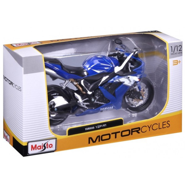 Фото - Коллекционная машинка 1:12 Maisto Yamaha YZF-R1 (31101-21847)