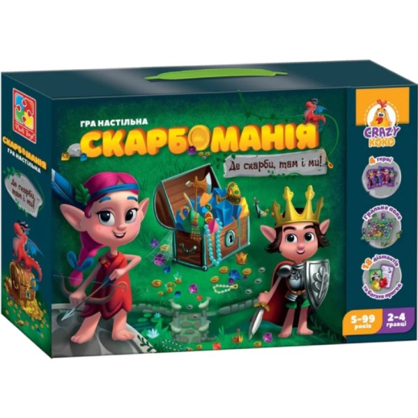 Фото - Настільна гра (3-4 роки) Vladi Toys Скарбоманія (VT8055-30)