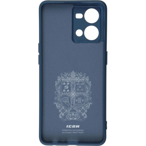 Фото - Чохол для смартфону
 Armorstandart Icon for Oppo Reno7 4G Camera cover Dark Blue (ARM65429)