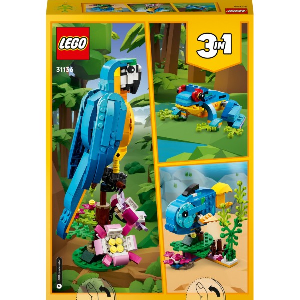 Фото - Конструктор LEGO Creator Екзотичний папуга (31136)