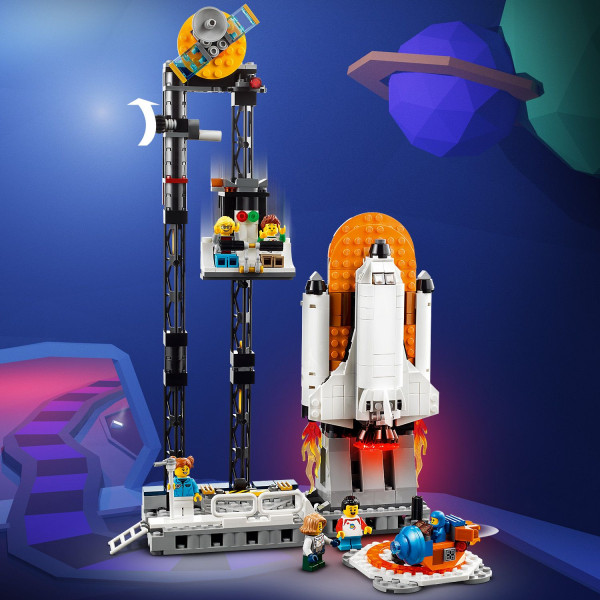 Фото - Конструктор LEGO Creator 3 v 1 Космічні гірки (31142)