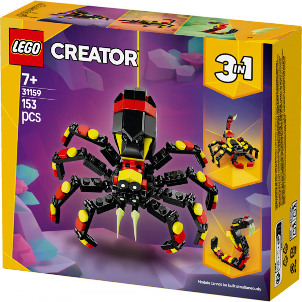 Фото - Конструктор LEGO Creator Дикі тварини: Дивовижний павук (31159)