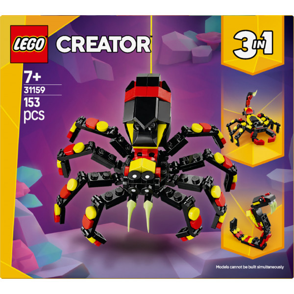 Фото - Конструктор LEGO Creator Дикі тварини: Дивовижний павук (31159)