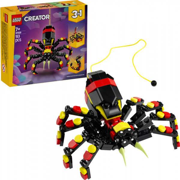 Фото - Конструктор LEGO Creator Дикі тварини: Дивовижний павук (31159)