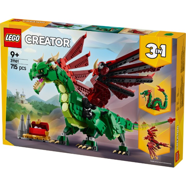Фото - Конструктор LEGO Creator Средневековый дракон (31161)