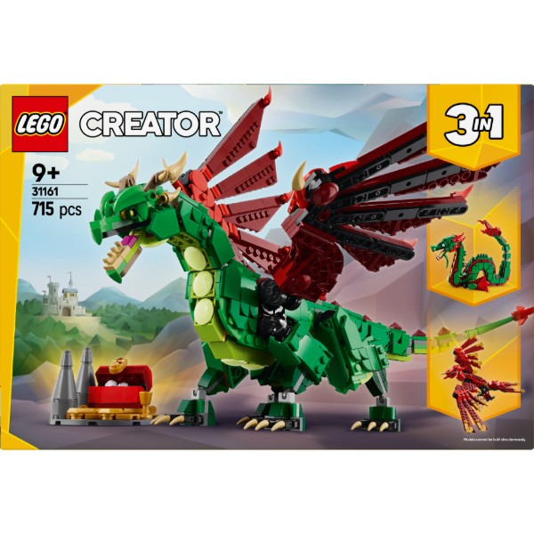 Фото - Конструктор LEGO Creator Средневековый дракон (31161)