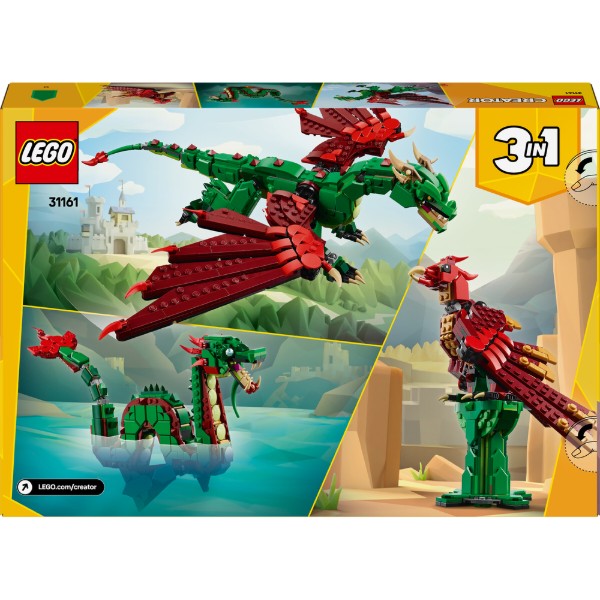 Фото - Конструктор LEGO Creator Средневековый дракон (31161)
