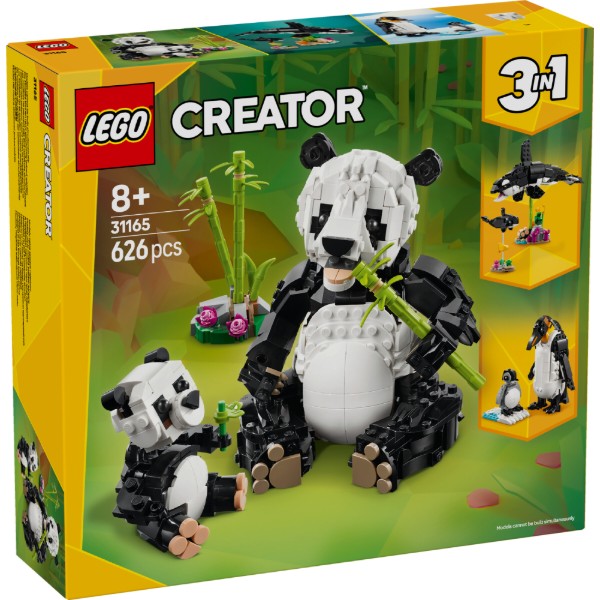 Фото - Конструктор LEGO Creator Дикие животные: пандовые (31165)