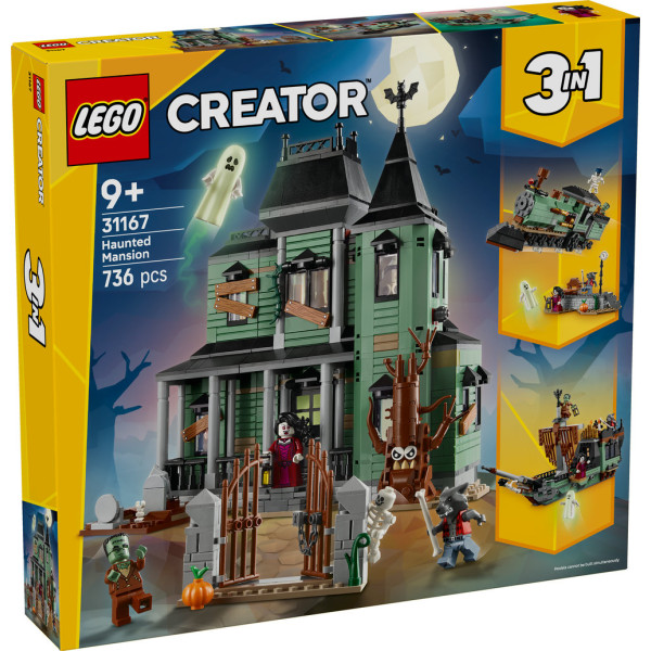 Фото - Конструктор LEGO Creator Маєток із привидами (31167)