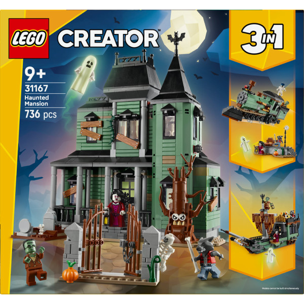 Фото - Конструктор LEGO Creator Маєток із привидами (31167)
