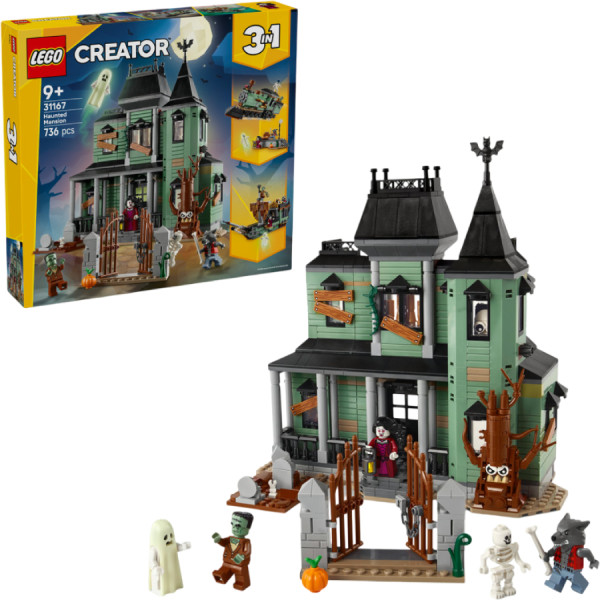 Фото - Конструктор LEGO Creator Маєток із привидами (31167)