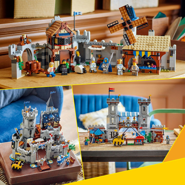 Фото - Конструктор LEGO Creator Середньовічний замок із лицарем на коні (31168)