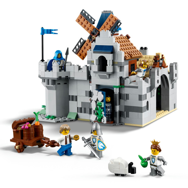 Фото - Конструктор LEGO Creator Середньовічний замок із лицарем на коні (31168)