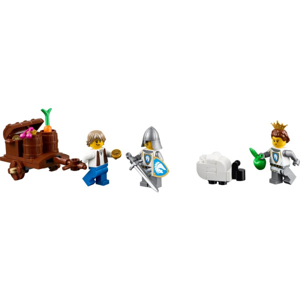Фото - Конструктор LEGO Creator Середньовічний замок із лицарем на коні (31168)