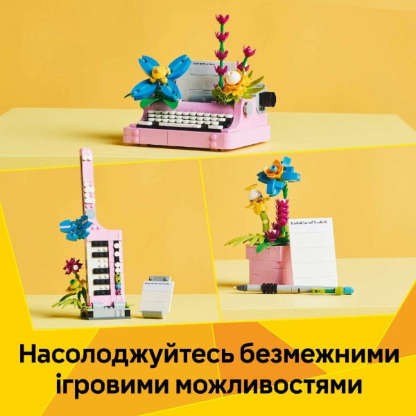 Фото - Конструктор LEGO Creator Типографская машинка с цветами (31169)