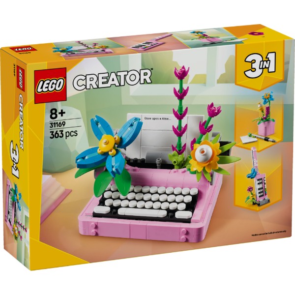 Фото - Конструктор LEGO Creator Типографская машинка с цветами (31169)