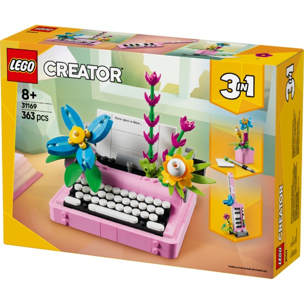 Фото - Конструктор LEGO Creator Типографская машинка с цветами (31169)