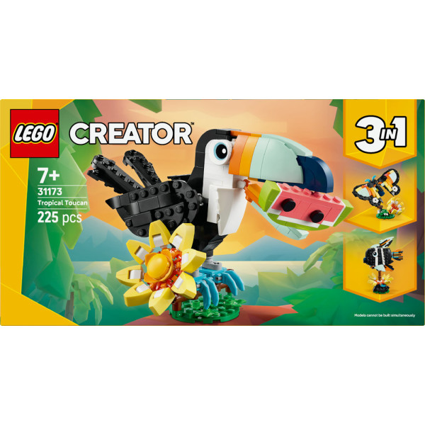 Фото - Конструктор LEGO Creator Дикі тварини: тропічний тукан (31173)