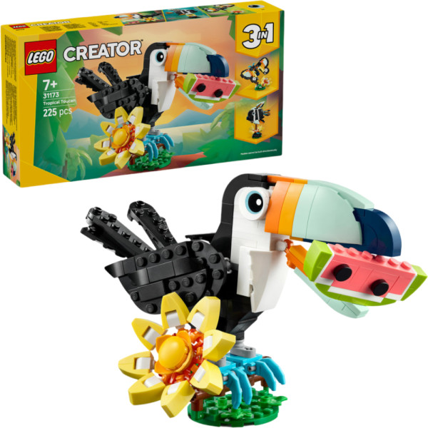 Фото - Конструктор LEGO Creator Дикі тварини: тропічний тукан (31173)