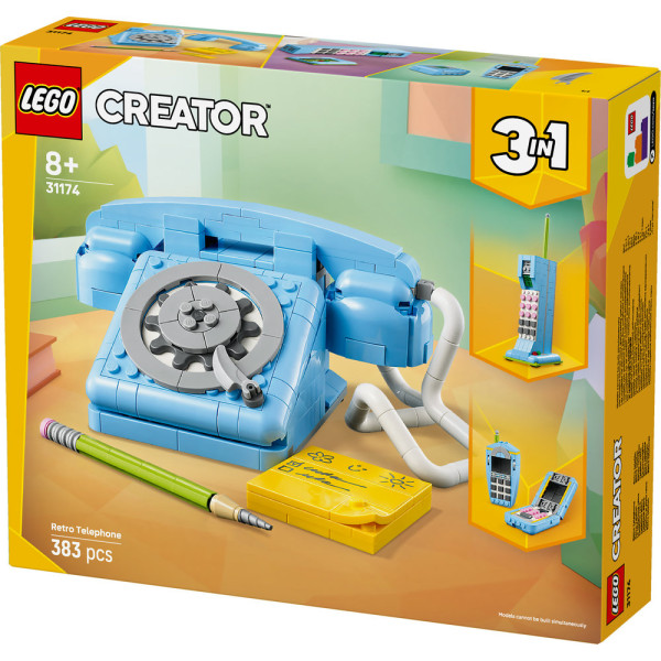 Фото - Конструктор LEGO Creator Ретро телефон (31174)
