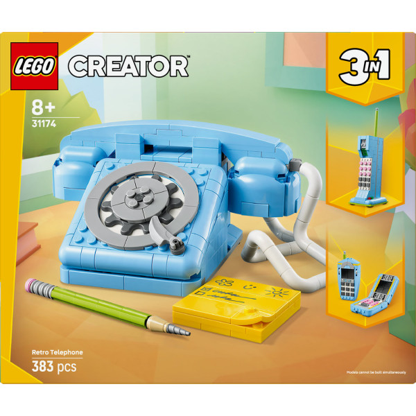 Фото - Конструктор LEGO Creator Ретро телефон (31174)