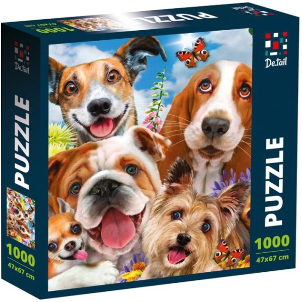 Фото - Пазли (8 +) De.tail «Pooch Selfie» (1000 елем.) (DT1000-04)
