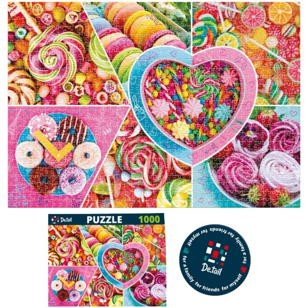 Фото - Пазлы (8+) De.tail «Sweet delicacies» (1000 элем.) (DT1000-02)