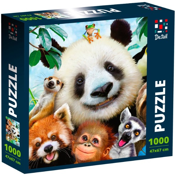 Фото - Пазли (8 +) De.tail «Zoo Selfie» (1000 елем.) (DT1000-03)