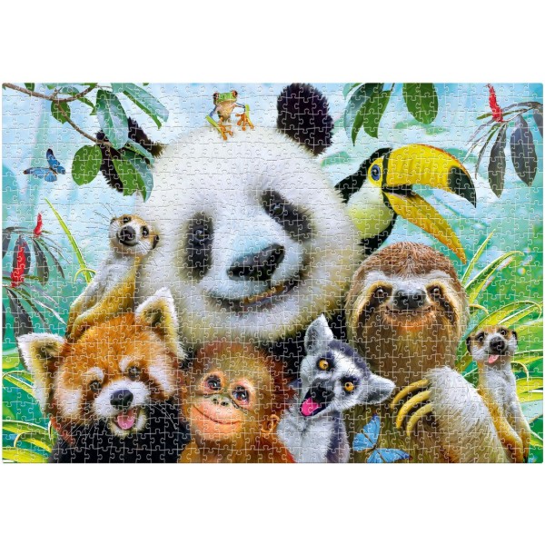 Фото - Пазли (8 +) De.tail «Zoo Selfie» (1000 елем.) (DT1000-03)