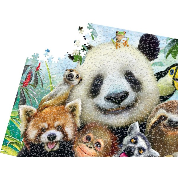 Фото - Пазли (8 +) De.tail «Zoo Selfie» (1000 елем.) (DT1000-03)