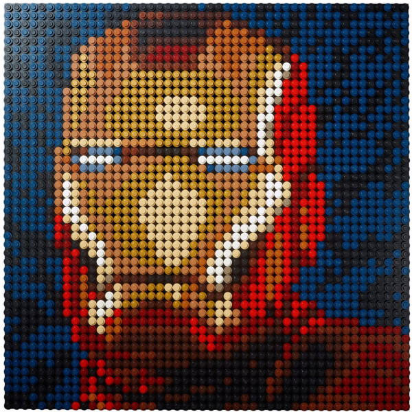 Фото - Конструктор LEGO Art Залізний Людина Marvel Studio (31199)
