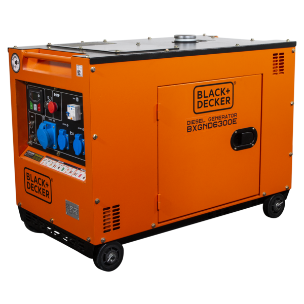 Фото - Генератор дизельний Black&Decker BXGND6300E